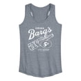 thumbnail image 1 of Barq's - Iconic Drinks & Beverages - It's Good 5 Cents - Women's Racerback Tank Top, 1 of 5