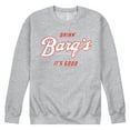 thumbnail image 1 of Barq's - Iconic Drinks & Beverages - Original Logo - Men's Crew Neck Fleece Pullover, 1 of 5