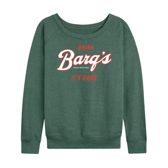 Barq's - Iconic Drinks & Beverages - Original Logo - Women's Lightweight French Terry Long Sleeve Shirt
