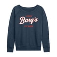 thumbnail image 1 of Barq's - Iconic Drinks & Beverages - Original Logo - Women's Lightweight French Terry Long Sleeve Shirt, 1 of 4