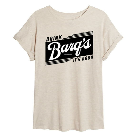 Barq's - Iconic Drinks & Beverages - Retro Banner - Women's Oversized T-Shirt