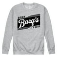thumbnail image 1 of Barq's - Iconic Drinks & Beverages - Retro Banner - Men's Crew Neck Fleece Pullover, 1 of 5