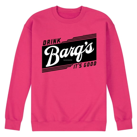 Barq's - Iconic Drinks & Beverages - Retro Banner - Men's Crew Neck Fleece Pullover