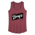 thumbnail image 1 of Barq's - Iconic Drinks & Beverages - Retro Banner - Women's Racerback Tank Top, 1 of 5