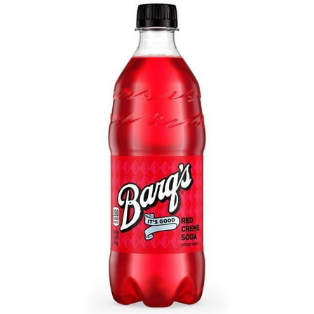 Barq's Red Creme 20oz Soda 24 Pack Bottles