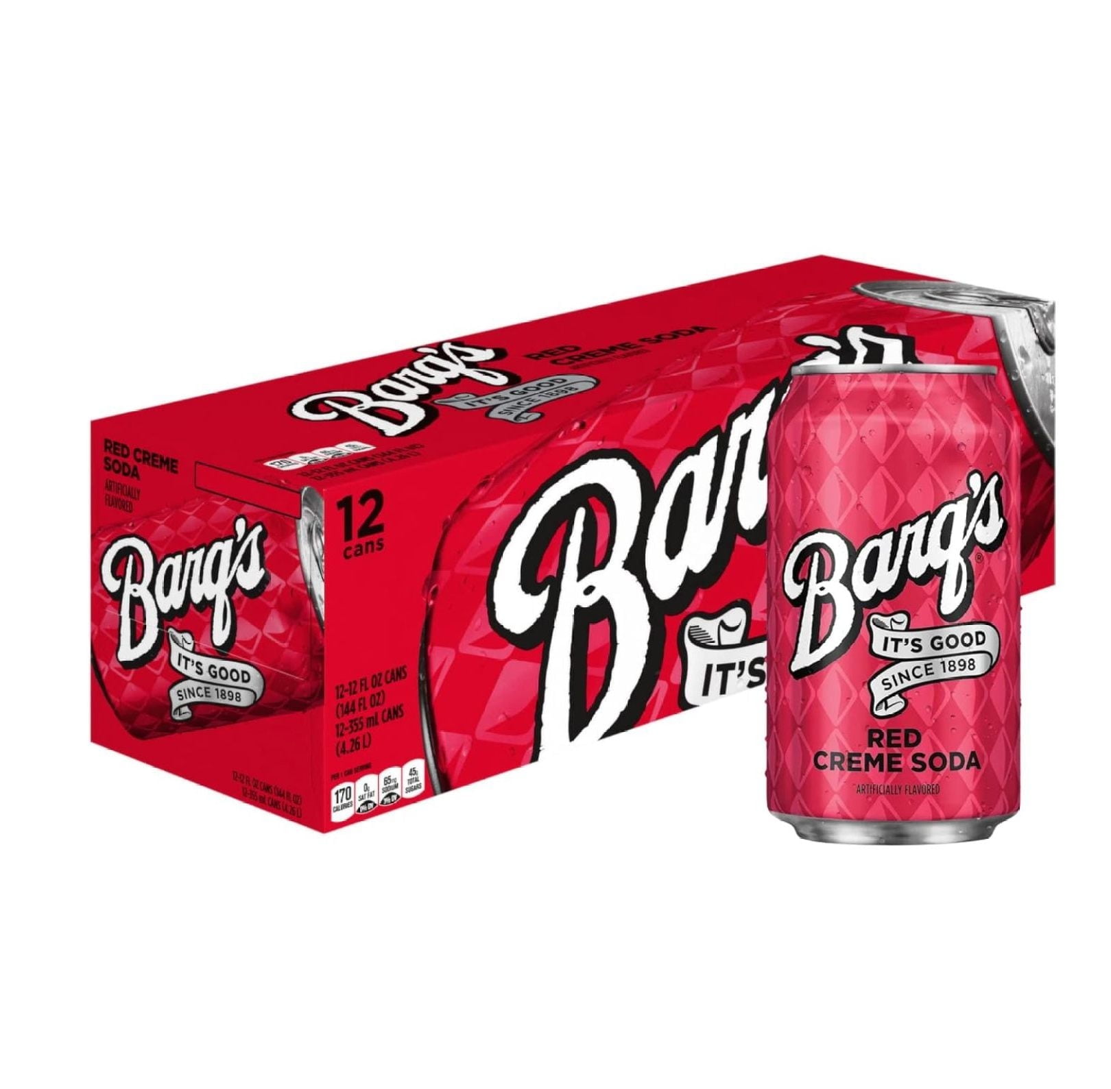 Barq's Red Creme Soda Cans, 12 Ounces Bundled by saney (24 Pack)