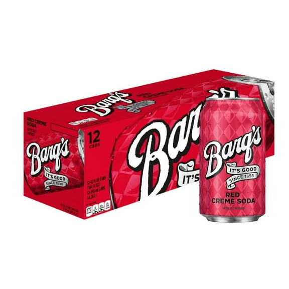 Barq's Red Creme Soda Cans, 12 Ounces Bundled by saney (24 Pack)