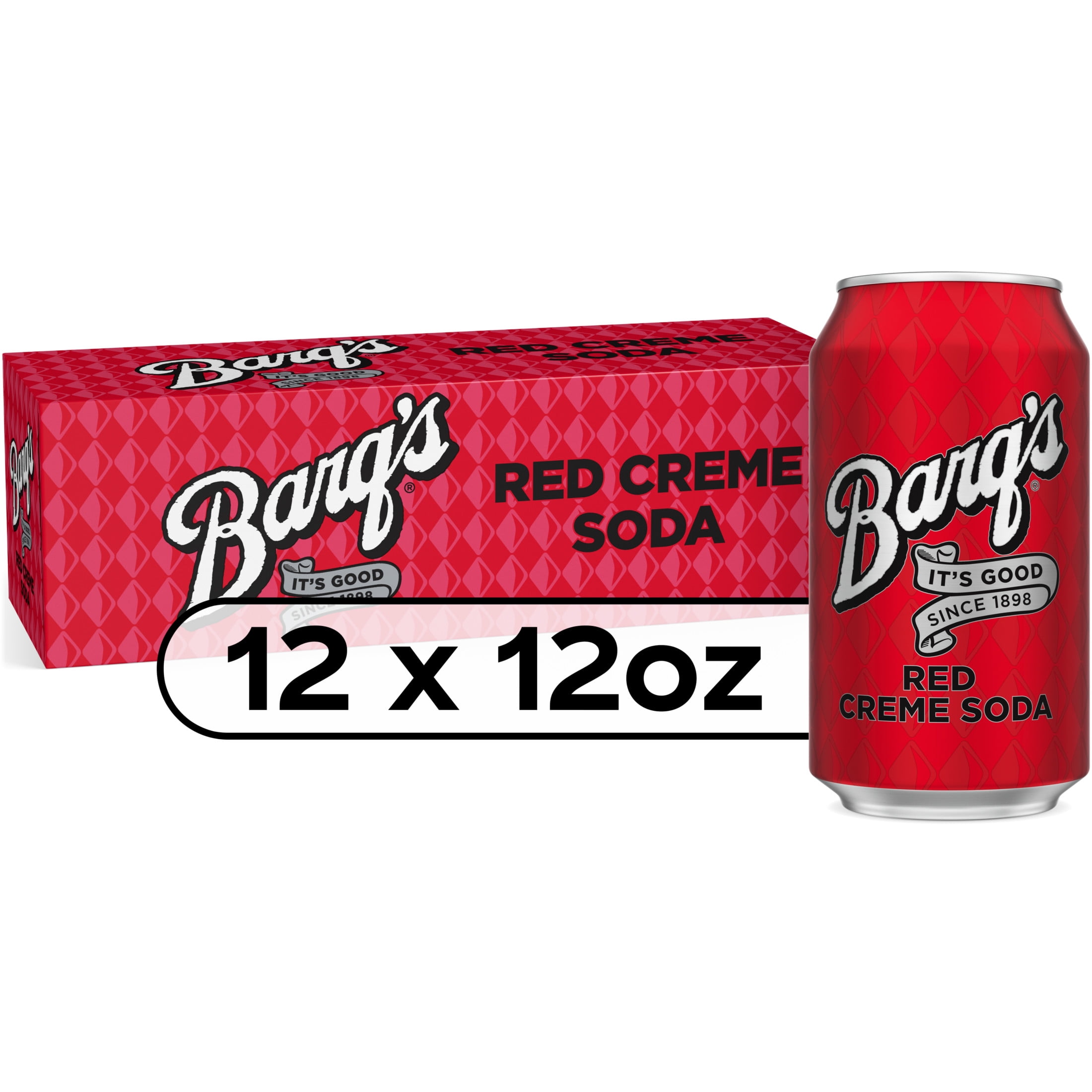 Barq's Red Creme Soda Pop, 12 fl oz, 12 Pack Cans