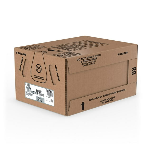Barq's Root Beer Bag in box, 5 Gallons