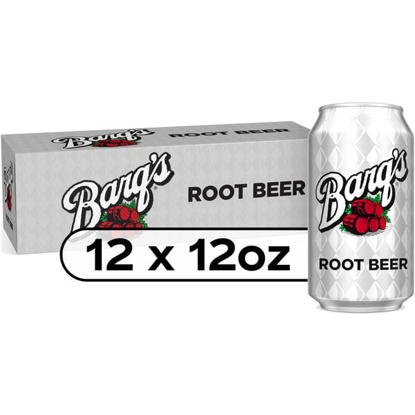 Barq's Zero Sugar Root Beer Soda, 12 fl oz 12 Cans, Pack