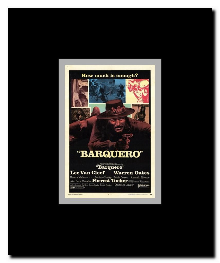 Barquero Framed Movie Poster