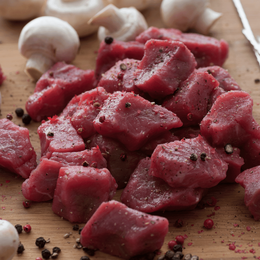 Barr T Beef 4 Pack Cubed Stew Meat Box