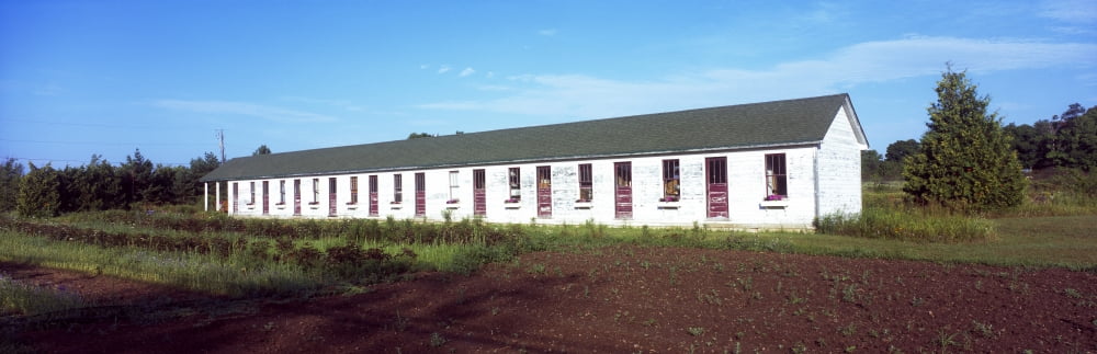 Barracks of military workers Sister Bay Ephraim Door County Wisconsin USA Canvas Art - Panoramic Images (27 x 9)