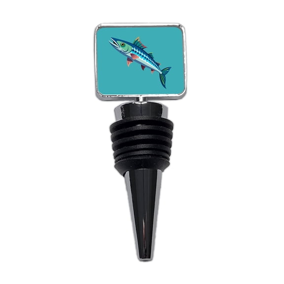 Barracuda Fish Wine Bottle Stopper Cap Plug