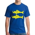 thumbnail image 1 of Barracuda Mens T-Shirt 90s Halloween Team Costume Royal Blue, 1 of 3