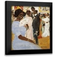 thumbnail image 1 of Barradas, Rafael Perez 12x13 Black Modern Framed Museum Art Print Titled - Negro Ball, 1 of 5