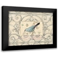 thumbnail image 1 of Barreett, Chad 14x12 Black Modern Framed Museum Art Print Titled - Songbird Etching 2, 1 of 5