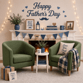 thumbnail image 1 of Barrel Accent Chair Set of 2, Mid Century Modern Upholstered Club Chair with Comfy Armrest and Stable Wood Legs for Bedroom, Living Room, or Reading Corner (Green), 1 of 12