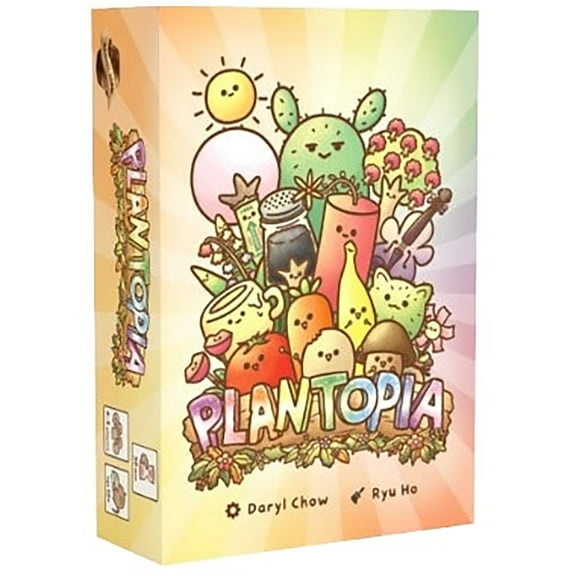 Barrel Aged Games: Plantopia - Plant-Themed Card Game, Grow The Best Garden, Adorable Illustrations & Hilarious Puns, Ages 10+, 2-5 Players, 30 Min