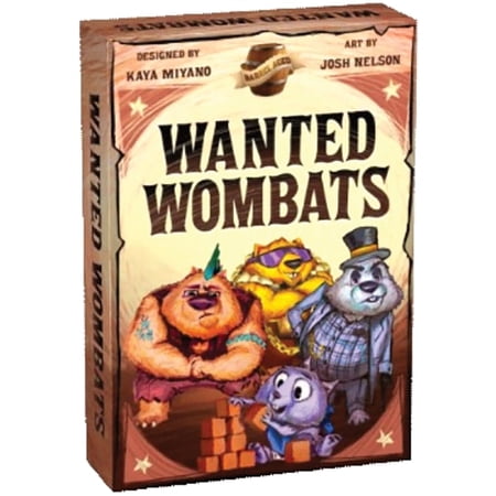 Barrel Aged Games: Wanted Wombats - Addictive Push Your Luck Strategy Card Counting Game, Risk & Reward, Animal Themed, Family Ages 8+, 2-6 Players
