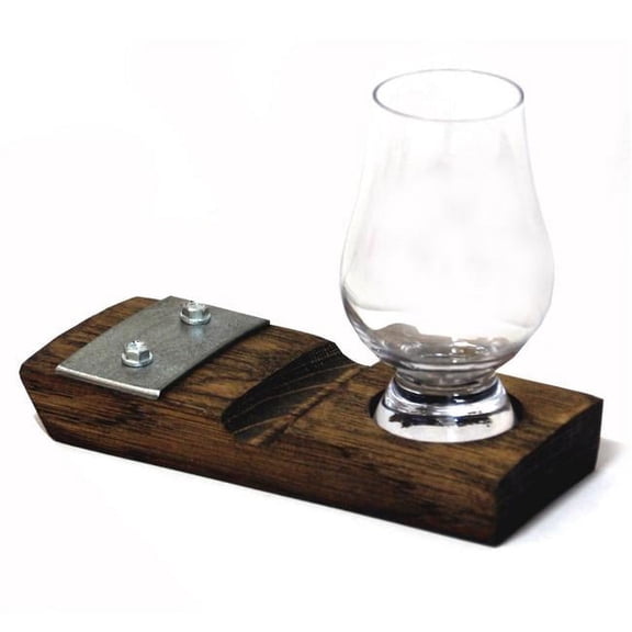 Barrel-Art CCH1 Coaster with Cigar Holder