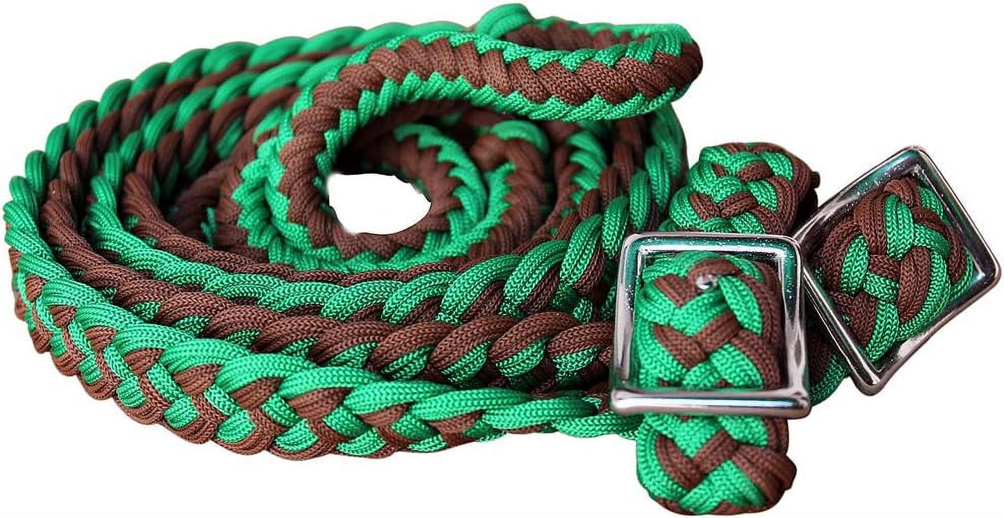 Barrel Horse Racing Reins Flat Grip Knots 1" X 8Ft Horse Racing