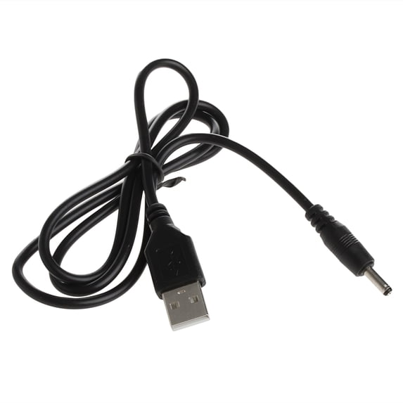 Barrel Jack Charger Cord USB A Type Male to 3.5x1.35mm Power Cable Durable