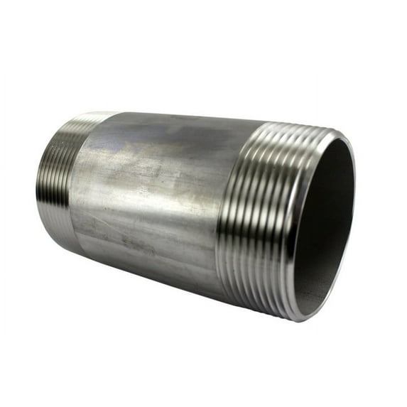 Barrel Nipple 2" NPT Threaded Ends, 2" x 9"