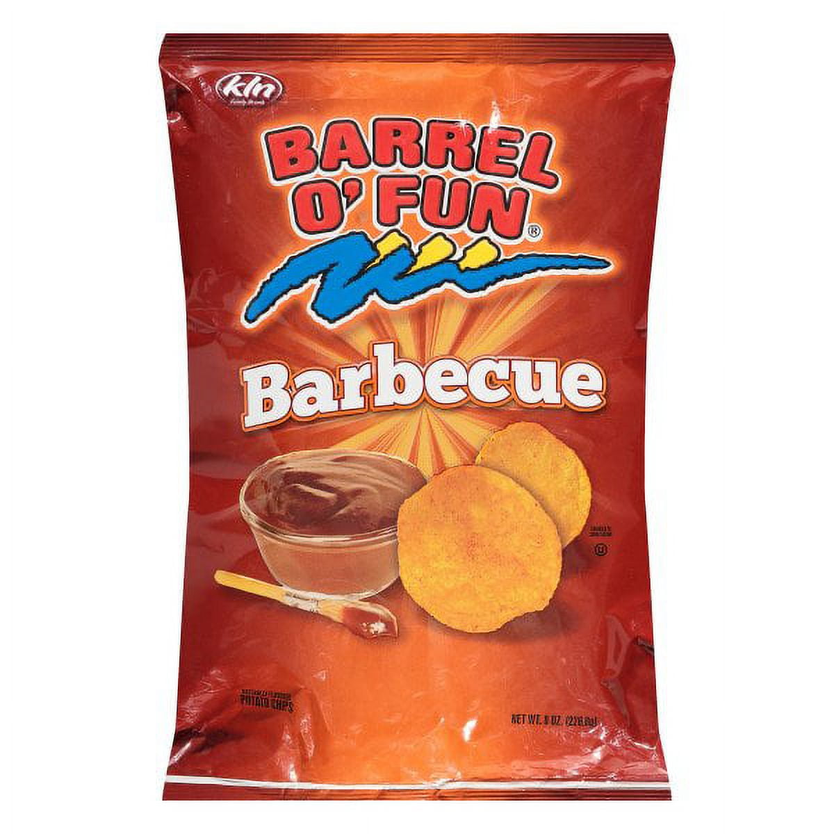 Barrel O' Fun Barbecue Chips, 10 Oz.
