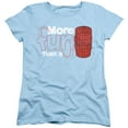 thumbnail image 1 of Barrel Of Monkeys More Fun S/S Women's T-Shirt Light Blue, 1 of 1