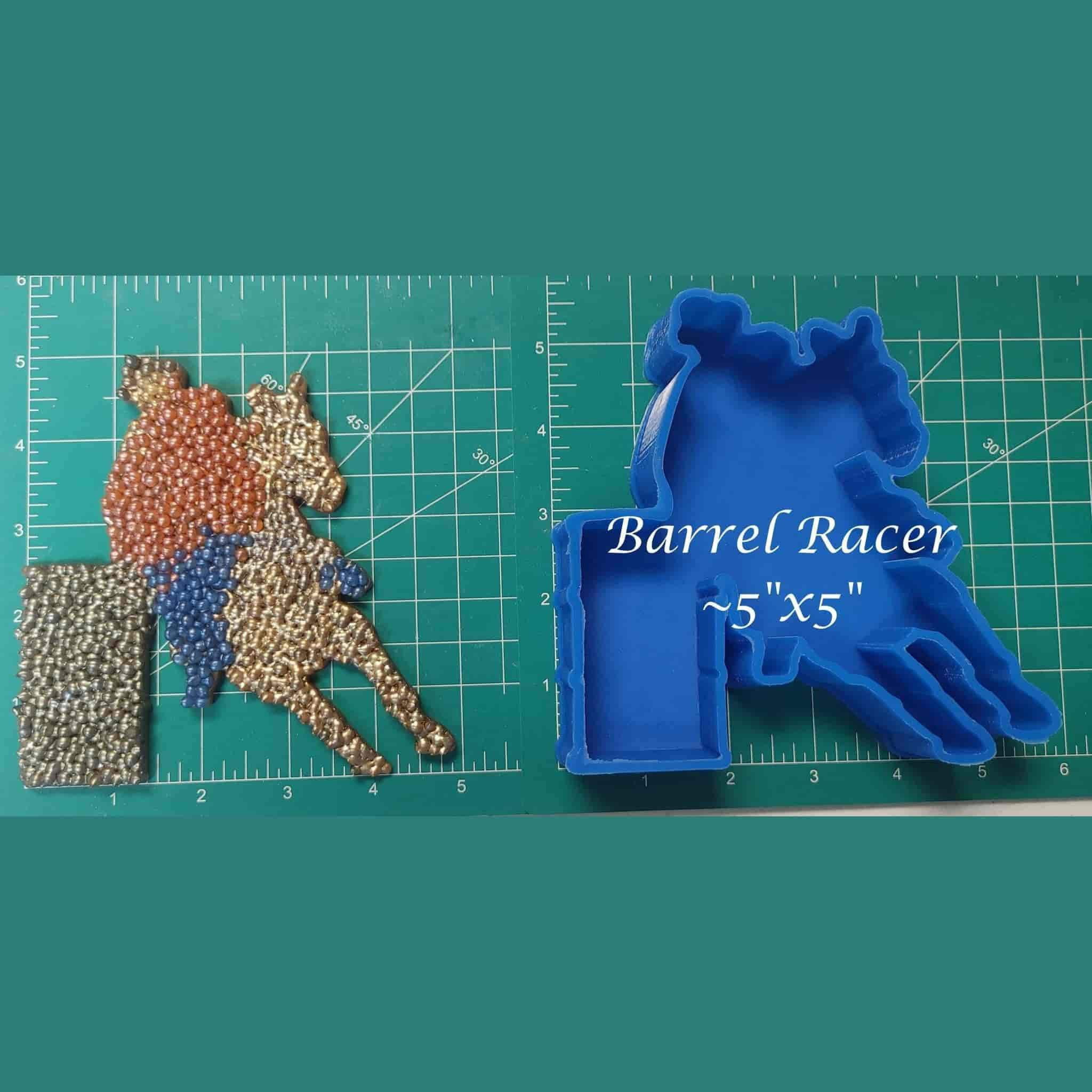 Barrel Racer Silicone Freshie Mold