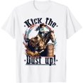 thumbnail image 1 of Barrel Racing Cowgirl Kick Dust Up Rodeo Racer T-Shirt, 1 of 5
