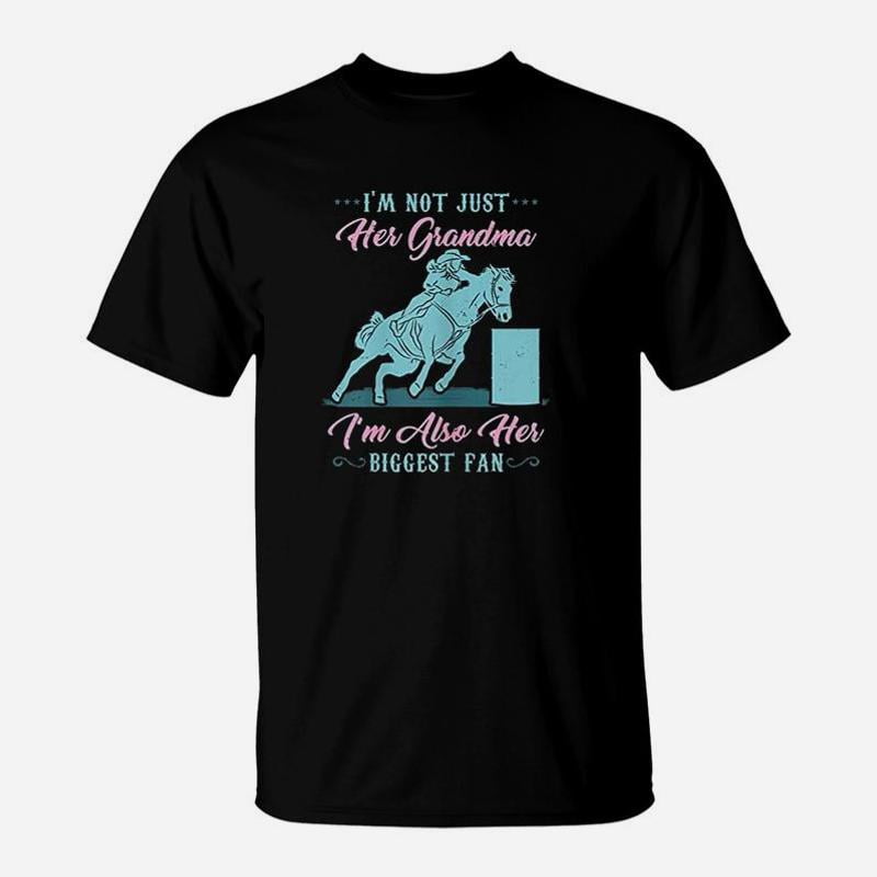 Barrel Racing Gift Equestrian Horse Grandma TShirt