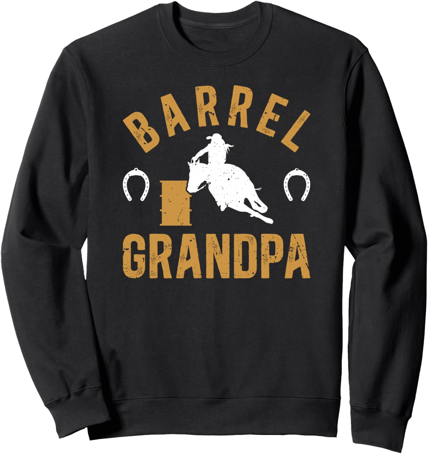 Barrel Racing Grandpa Of Racer Grandfather Sweatshirt - Walmart.com