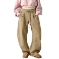 thumbnail image 1 of Barrel Sweatpants Women Y2K Baggy Wide Leg Sweatpants with Pockets high waisted pants for women Soft Womens Fall Fashion, 1 of 7