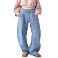 thumbnail image 1 of Barrel Sweatpants Women Y2K Baggy Wide Leg Sweatpants with Pockets high waisted pants for women Soft Womens Fall Fashion, 1 of 7