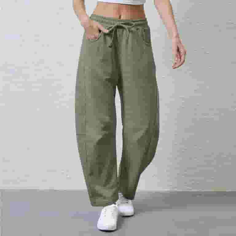Sweatpants Women's Cotton Trousers With Elasticated Waist