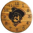 thumbnail image 1 of Barrel-Tops BTC-OSU-02 NCAA-OSU COWBOYS Oak Barrel Clock, 1 of 1