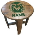 thumbnail image 1 of Colorado State Rams Team Oak Barrel Table, 1 of 1