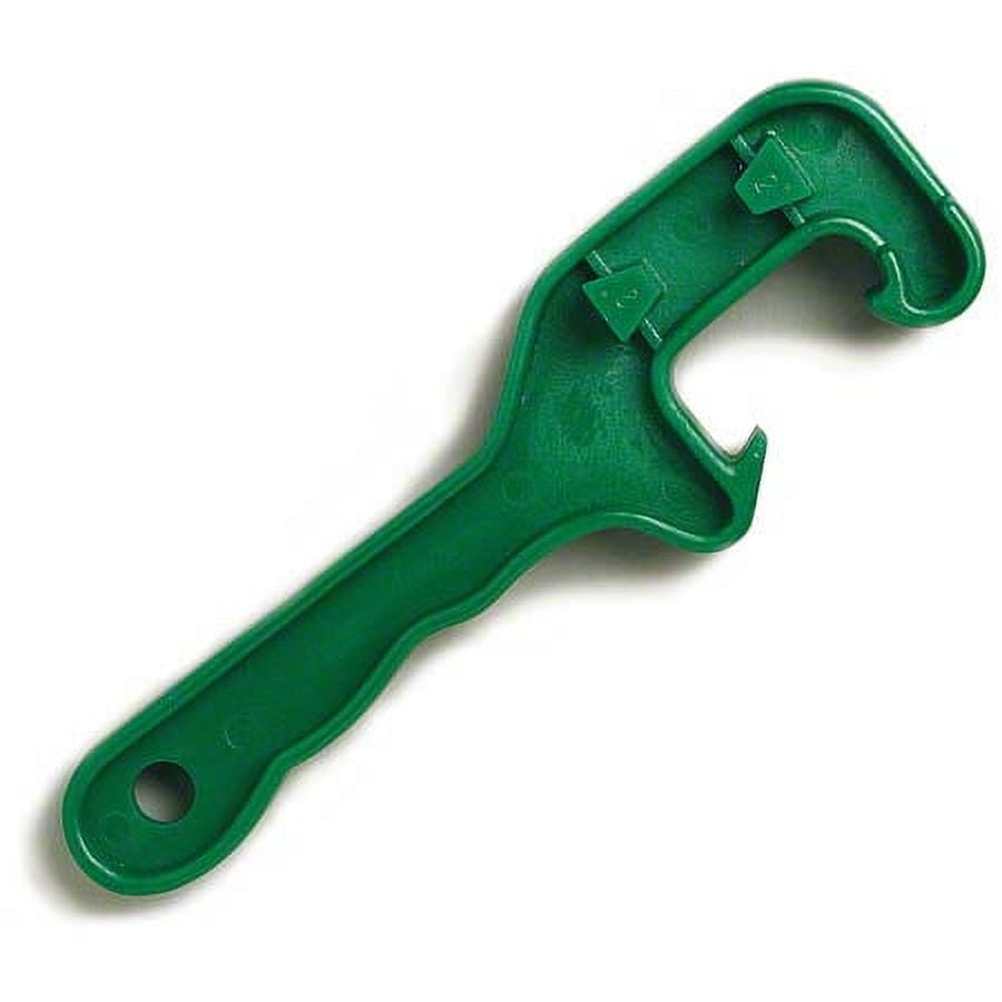 Barrel Wrench Pail & Drum Lid Opener (Green), 5 & 6 Gallon Lid Lifter