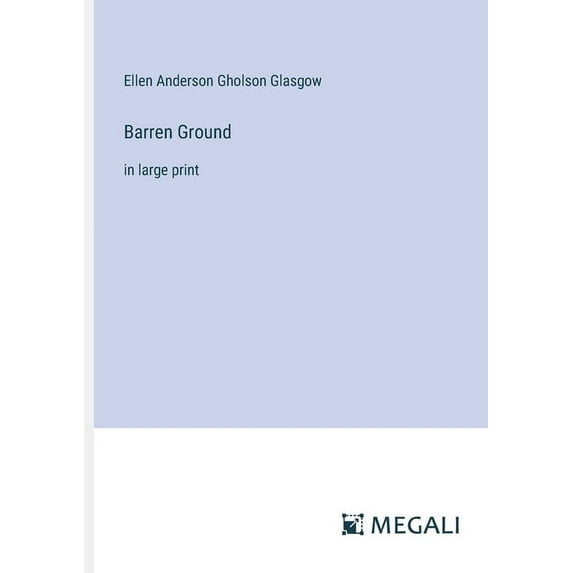 Barren Ground: in large print, (Paperback)