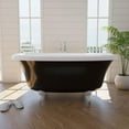 thumbnail image 1 of Barrett 66 Inch Acrylic Double Ended Clawfoot Tub - Made in USA, 1 of 2
