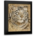 thumbnail image 1 of Barrett, Chad 15x18 Black Modern Framed Museum Art Print Titled - Safari Tiger, 1 of 5