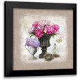 thumbnail image 1 of Barrett, Chad 20x20 Black Modern Framed Museum Art Print Titled - Vintage Estate Florals 1, 1 of 5
