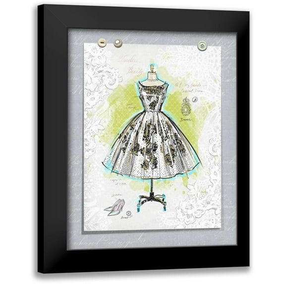 Barrett, Chad 20x24 Black Modern Framed Museum Art Print Titled - Vintage Stylist 4