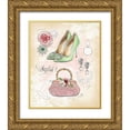 thumbnail image 1 of Barrett, Chad 20x24 Gold Ornate Wood Framed with Double Matting Museum Art Print Titled - Stylish in Vintage, 1 of 4