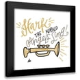 thumbnail image 1 of Barrett, Erin 15x15 Black Modern Framed Museum Art Print Titled - Hark the Herald Angels Sing, 1 of 5