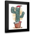 thumbnail image 1 of Barrett, Erin 15x18 Black Modern Framed Museum Art Print Titled - Feliz Navidad Cactus, 1 of 5