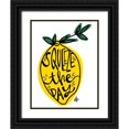thumbnail image 1 of Barrett, Erin 19x24 Black Ornate Wood Framed with Double Matting Museum Art Print Titled - Squeeze the Day, 1 of 4