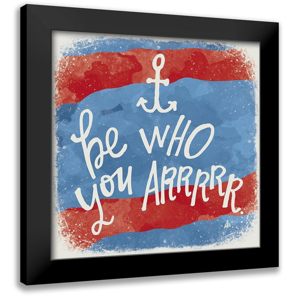 Barrett, Erin 20x20 Black Modern Framed Museum Art Print Titled - Be ...